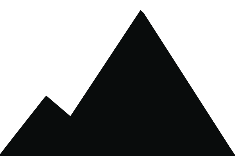 Illustration of mountain silhouette